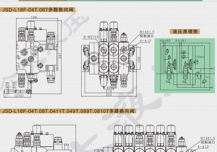 多功能多路阀