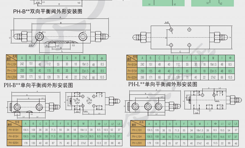 通用液压阀