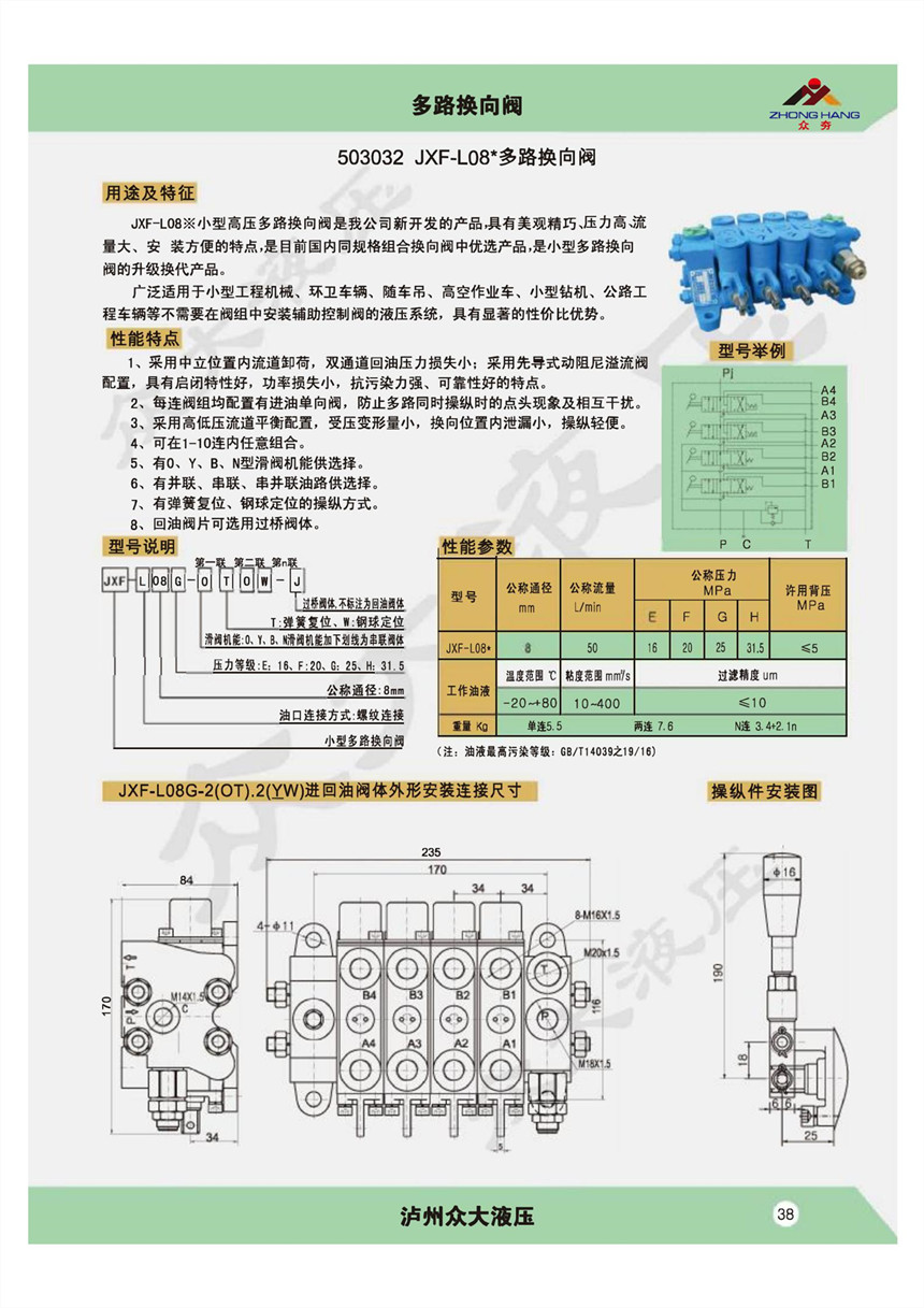 多路换向阀